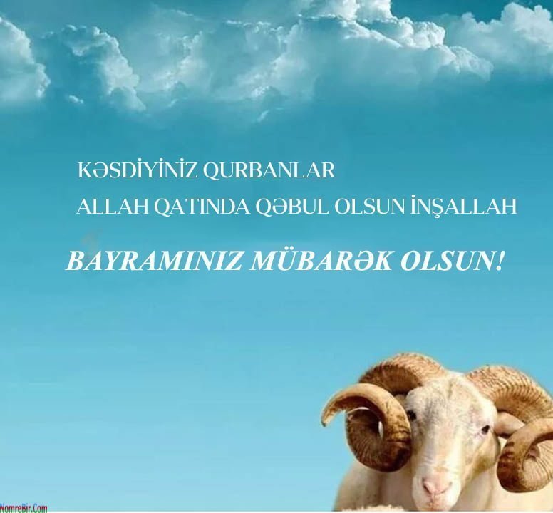 qurban bayraminiz mubarek olsun tebrikleri