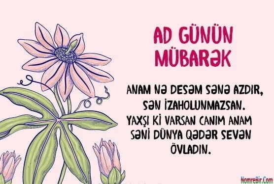 canim anam ad gunun mubarek