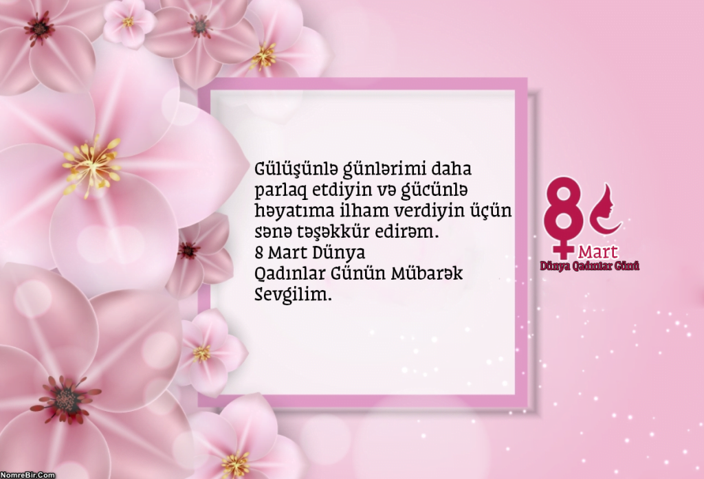 en gozel 8 mart tebrikleri