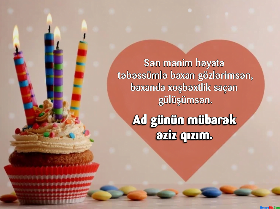 qizima ad gunu ucun en gozel tebrikler statuslar sozler