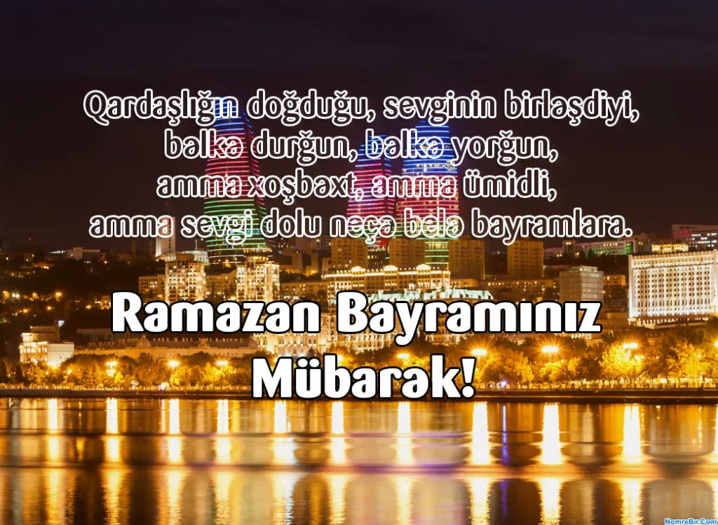 Ramazan Bayramınız Mübarək Mesajları