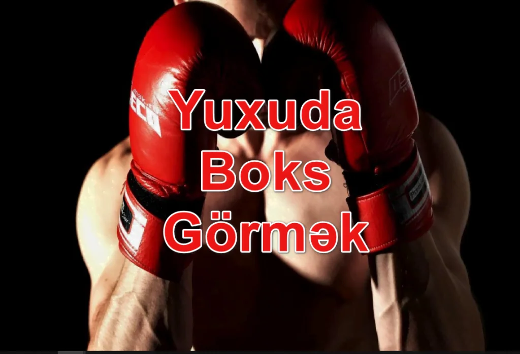 yuxuda boks gormek yozmasi nedir