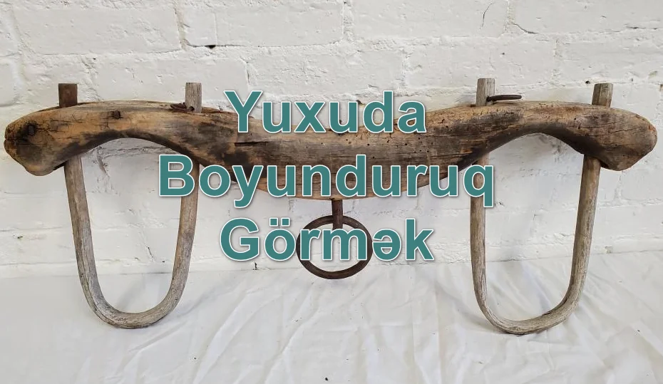 Yuxuda Boyunduruq Görmək Yozması Nədir