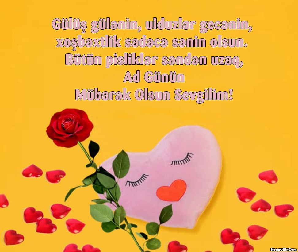 Sevgiliyə Romantik Ad Günü Mesajları 